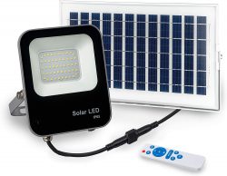 Proyector LED Exterior Solar 30W IP65 860Lm Controlador Dorek