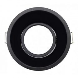 Aro Basculante Circular 90º Negro Para Gu10/mr16
